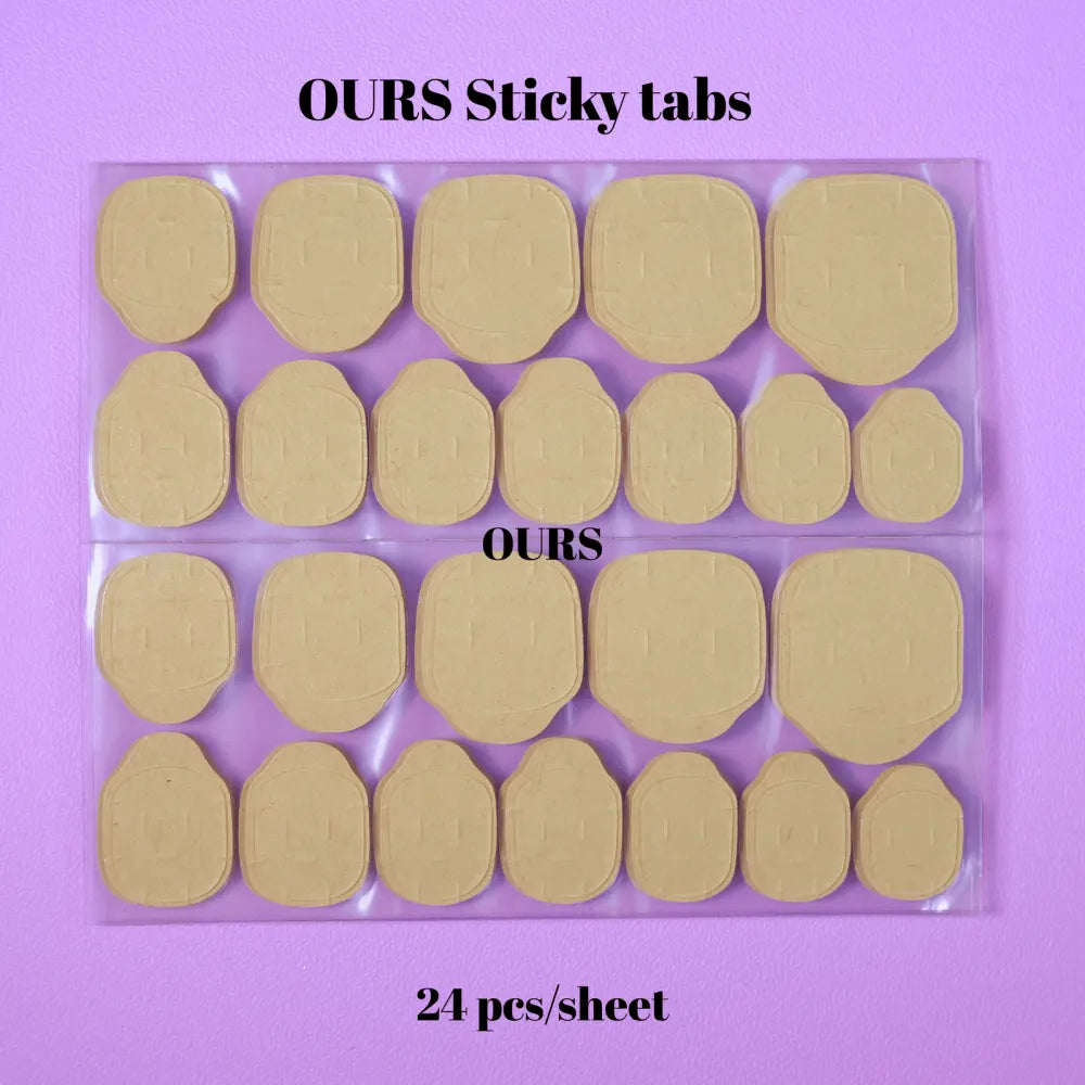 OURS sticky tabs pack for press-on nails